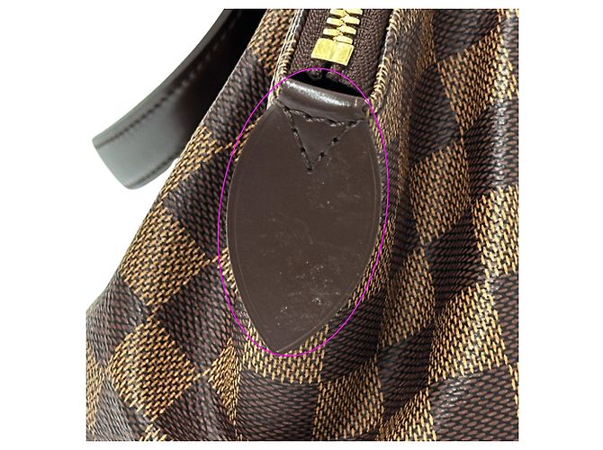 Borsa Louis Vuitton Damier da donna Verona PM Marrone Damier ebene - vista 11