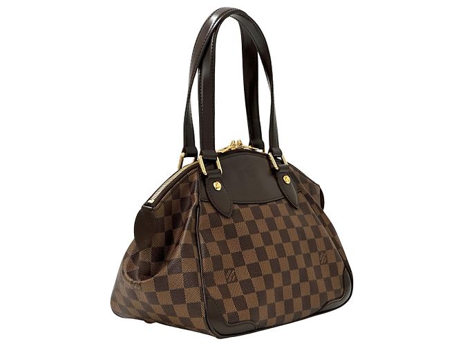 Borsa Louis Vuitton Damier da donna Verona PM Marrone Damier ebene - vista 3