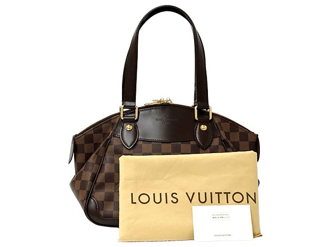 Borsa Louis Vuitton Damier da donna Verona PM Marrone Damier ebene - vista 7