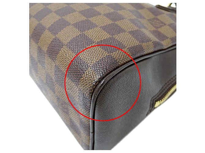 Borsa Louis Vuitton Damier Brera Marrone Damier ebene - vista 7