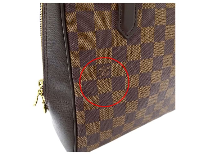 Borsa Louis Vuitton Damier Brera Marrone Damier ebene - vista 8