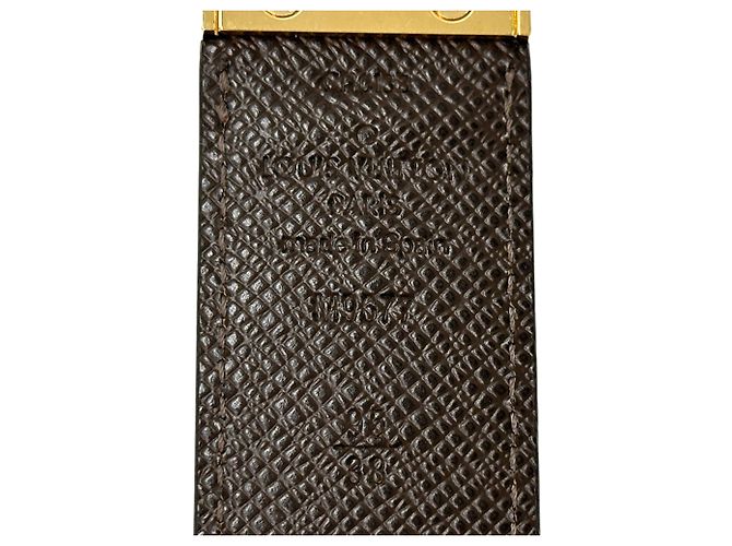 Louis Vuitton Damier Canvas Gürtel Braun Damier ebene - Ansicht 3