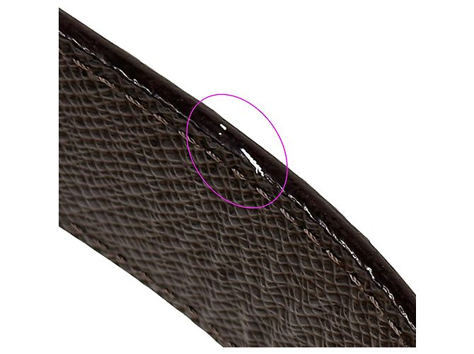 Louis Vuitton Damier Canvas Gürtel Braun Damier ebene - Ansicht 7