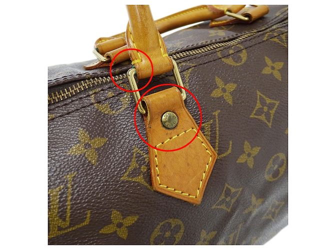 Speedy Bolsa Louis Vuitton Monogram Marrom - vista 10