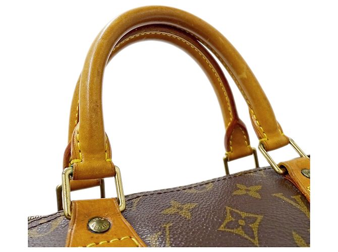 Speedy Bolsa Louis Vuitton Monogram Marrom - vista 11