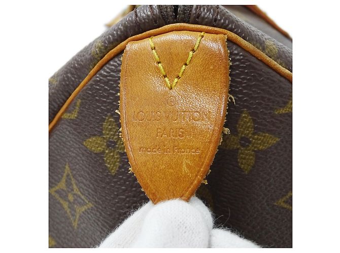 Speedy Bolsa Louis Vuitton Monogram Marrom - vista 5