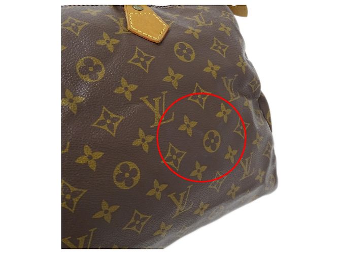 Speedy Bolsa Louis Vuitton Monogram Marrom - vista 8