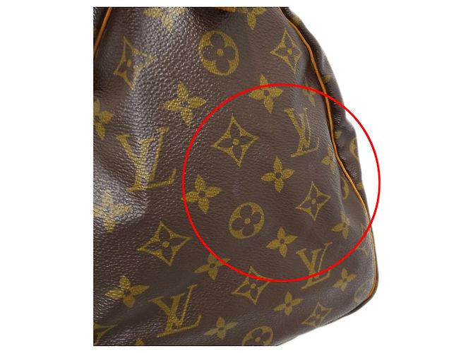 Speedy Bolsa Louis Vuitton Monogram Marrom - vista 9