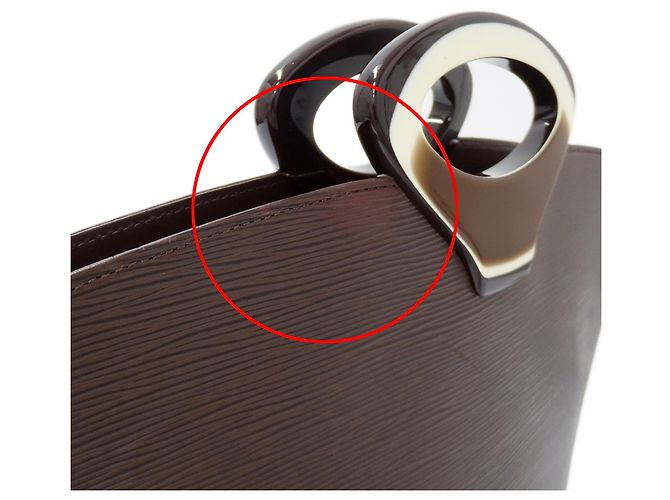 Borsa Louis Vuitton in pelle Epi da donna Marrone - vista 10