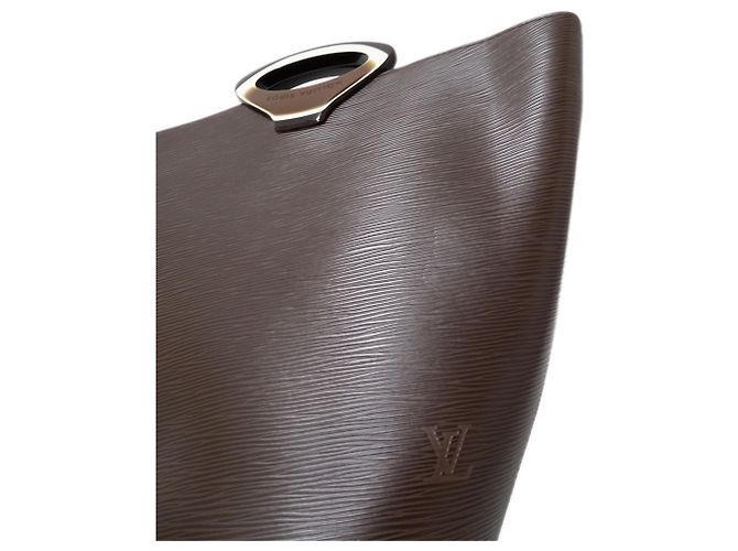 Borsa Louis Vuitton in pelle Epi da donna Marrone - vista 11