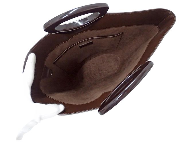 Borsa Louis Vuitton in pelle Epi da donna Marrone - vista 5