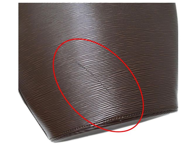 Borsa Louis Vuitton in pelle Epi da donna Marrone - vista 8
