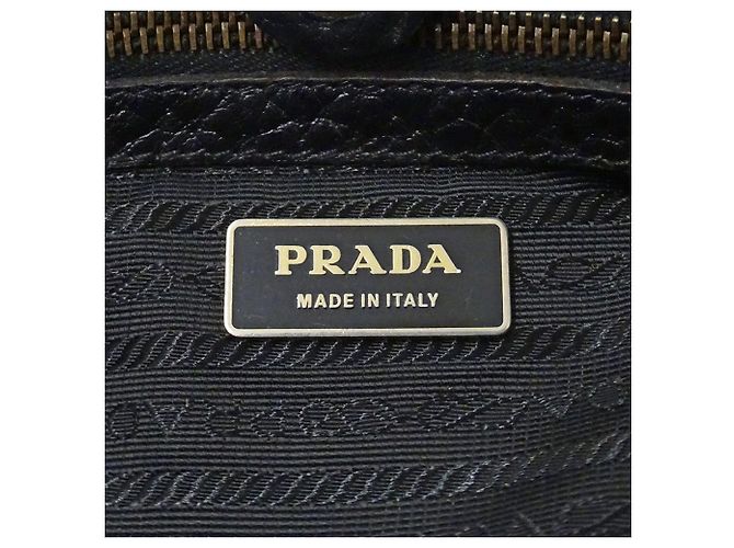 Tote Prada Handtasche aus schwarzem Nylon - Ansicht 6