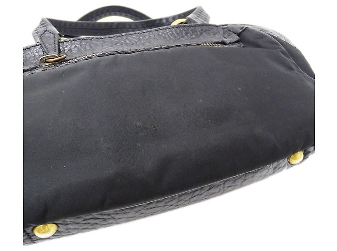 Tote Prada Handtasche aus schwarzem Nylon - Ansicht 9