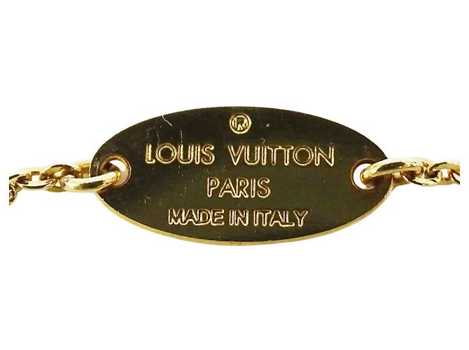 Bracciale con ciondoli Louis Vuitton Oro e Rosso D'oro - vista 5