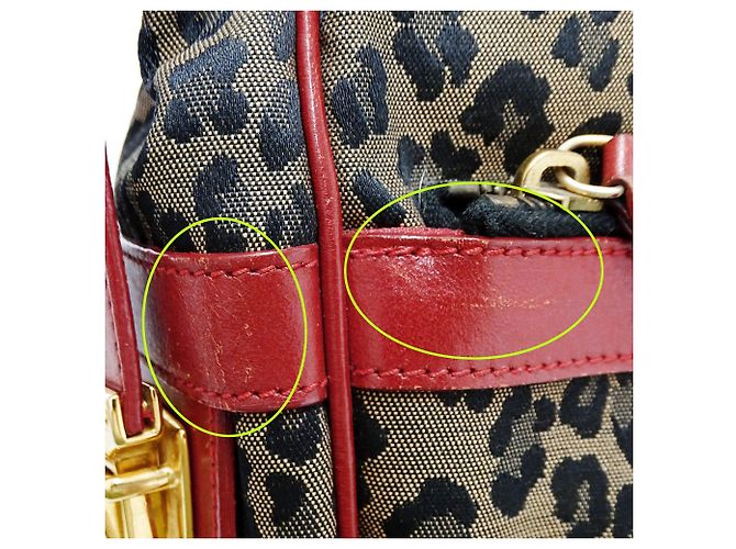 Borsa Fendi rosso e marrone - vista 11