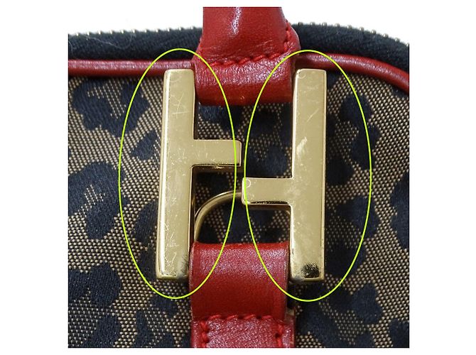 Borsa Fendi rosso e marrone - vista 12