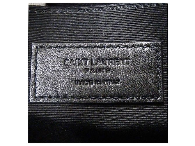 Autre Marque Pochette Saint Laurent en cuir noir - vue 7