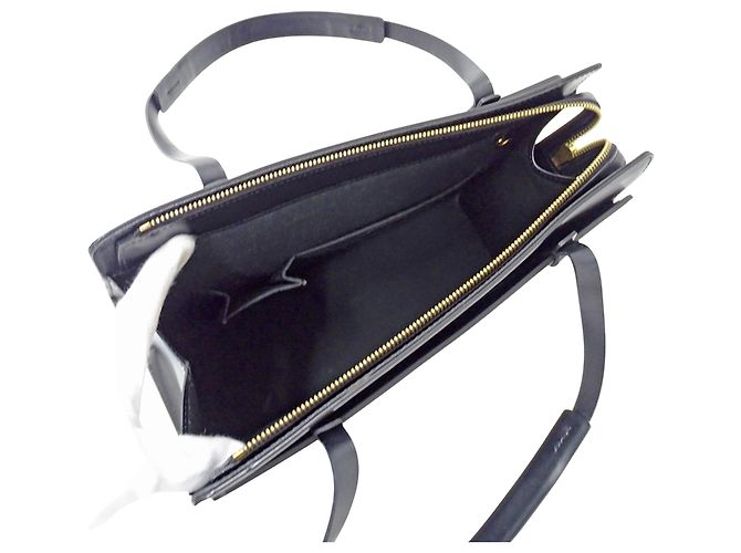 Borsa a mano Louis Vuitton in pelle Epi Nero - vista 5