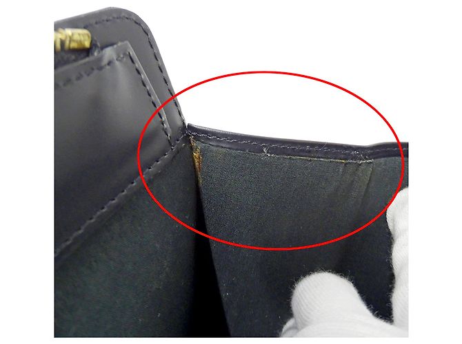 Borsa a mano Louis Vuitton in pelle Epi Nero - vista 7