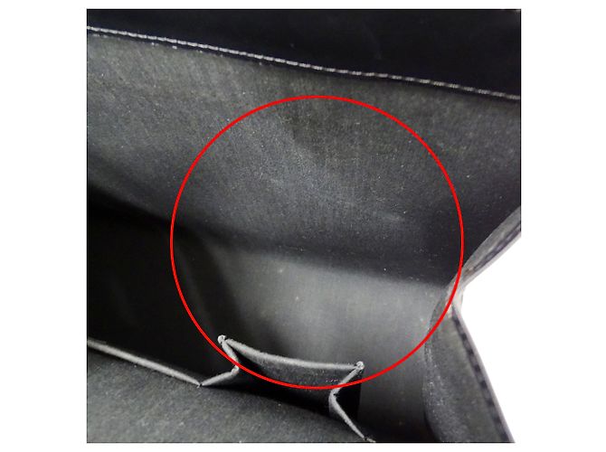 Borsa a mano Louis Vuitton in pelle Epi Nero - vista 8