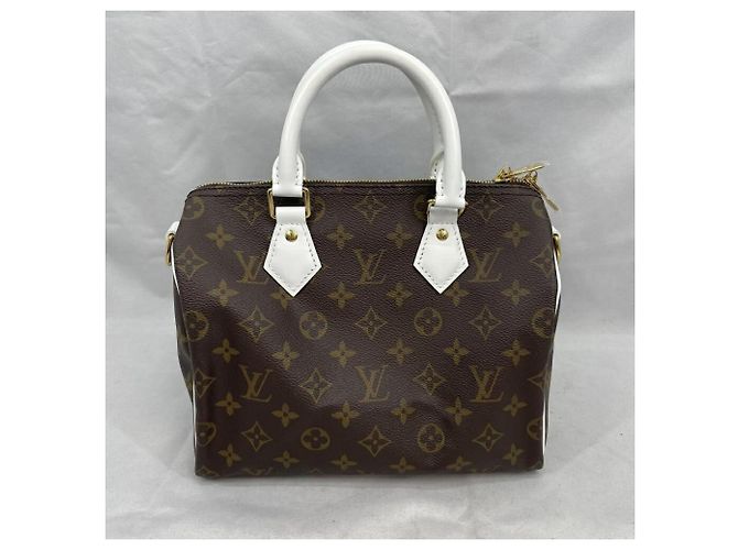 Borsa Louis Vuitton Monogram Speedy Bandoulière 25 Marrone - vista 2