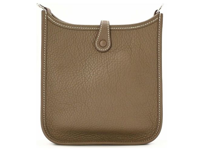 Hermès Hermes Evelyne TPM Mini Schultertasche Grau Taupe - Ansicht 3