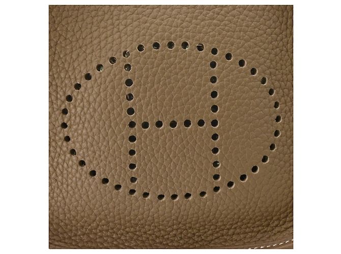 Hermès Hermes Evelyne TPM Mini Schultertasche Grau Taupe - Ansicht 7