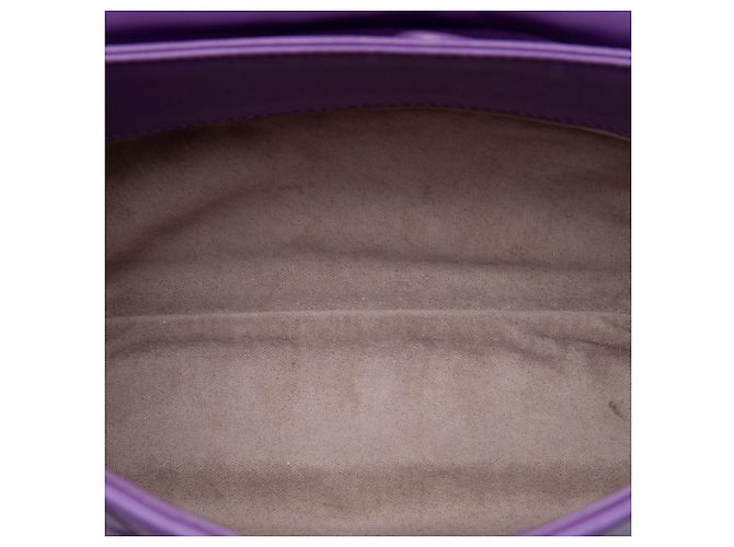 Bottega Veneta Borsa a tracolla Olimpia Small in Nappa Intrecciato viola Porpora - vista 4