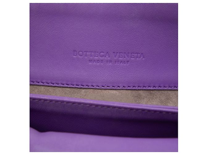 Bottega Veneta Borsa a tracolla Olimpia Small in Nappa Intrecciato viola Porpora - vista 5