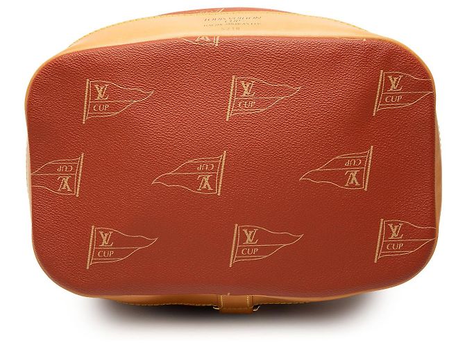 Louis Vuitton Red Americas Cup Coated Canvas Saint Tropez Rosso - vista 3