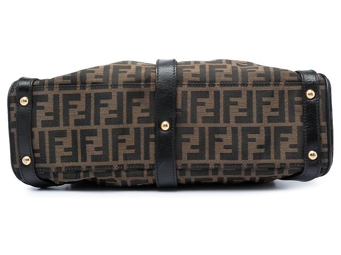 Bolsa Fendi Medium Zucca Canvas Magic Castanha Marrom - vista 3