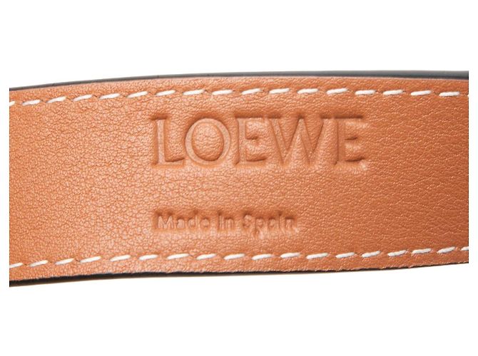 Borsa Cesto Anagram Small in Raphia Beige LOEWE - vista 5