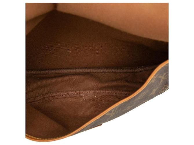 Louis Vuitton Brown Monogram Saumur 30 Castaño - vista 4