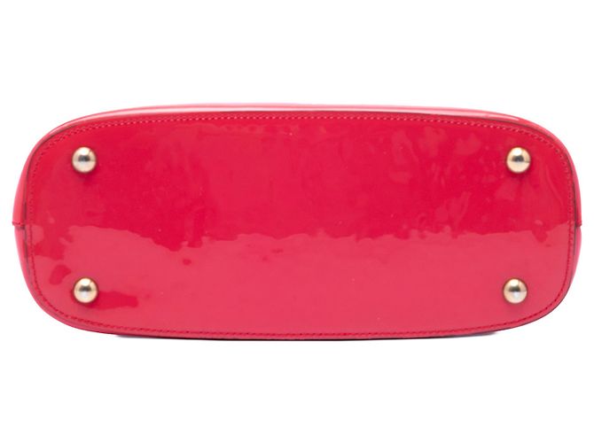 Borsa Satchel Gucci Bright Bit in vernice rosa - vista 3
