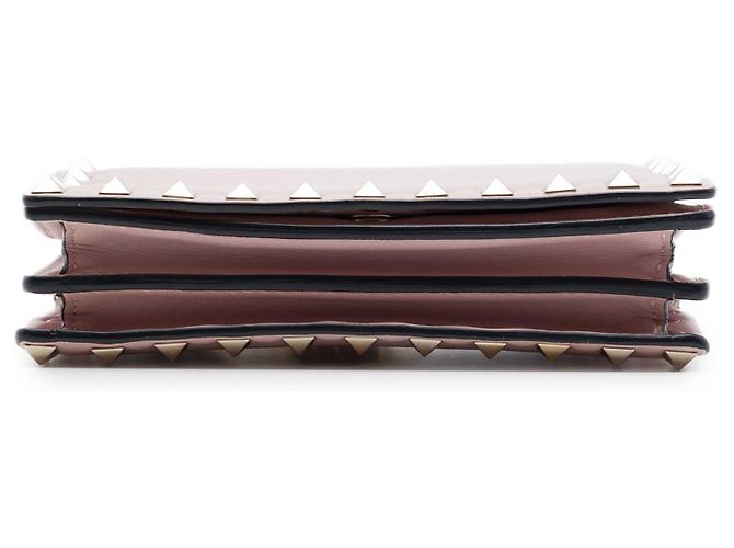 Pouch a catena Rockstud in pelle rosa Valentino - vista 3