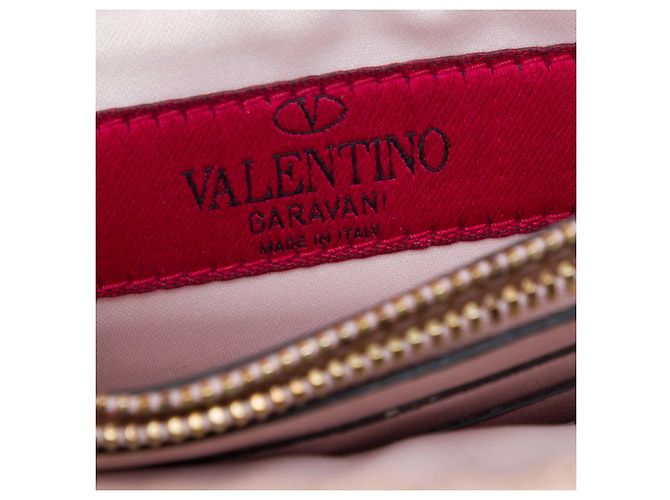 Pouch a catena Rockstud in pelle rosa Valentino - vista 5
