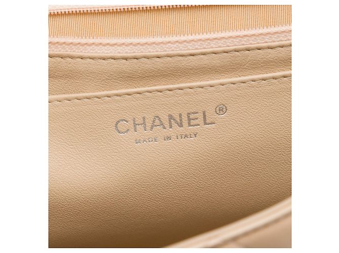 Chanel Brown Jumbo Classic Lambskin Single Flap Marrone Beige - vista 5