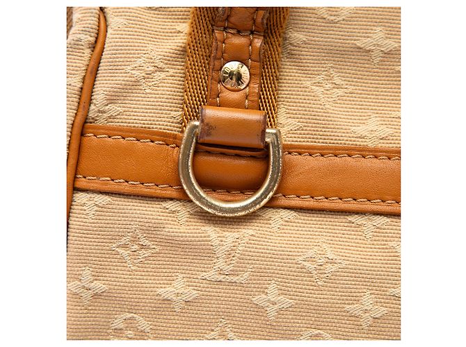 Louis Vuitton Brown Monogram Mini Lin Josephine PM Castaño - vista 6