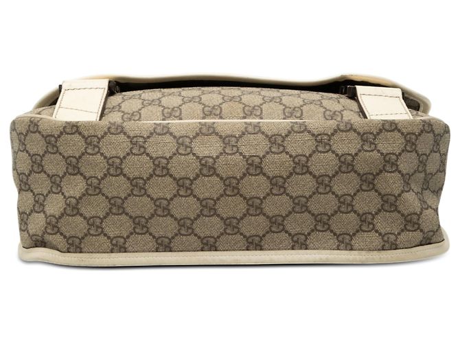 Borsa a tracolla Gucci Beige GG Supreme - vista 3