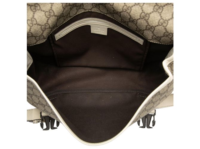 Borsa a tracolla Gucci Beige GG Supreme - vista 4