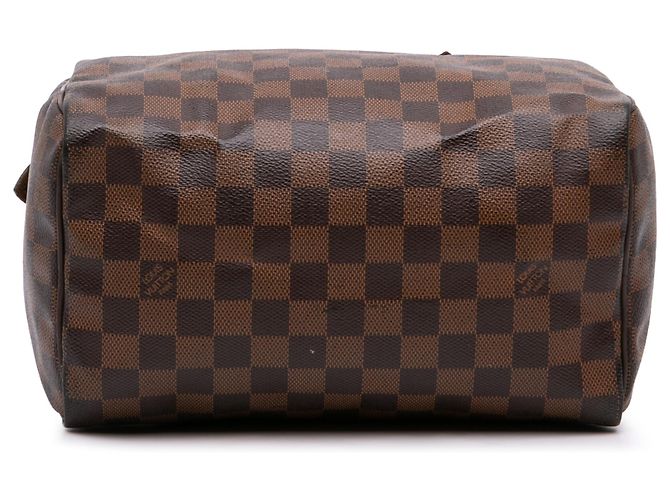 Louis Vuitton Brown Damier Ebene Speedy 25 Marrone - vista 3