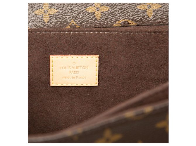 Louis Vuitton Brown Monogram Pochette Metis Marrom - vista 5