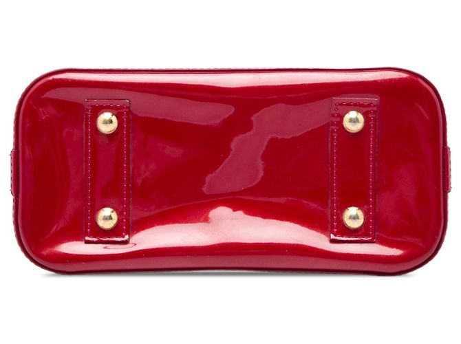 Louis Vuitton Red Monogram Vernis Alma BB Rot - Ansicht 3