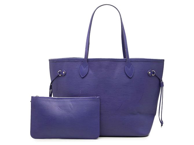 Louis Vuitton Purple Epi Neverfull MM Púrpura - vista 7