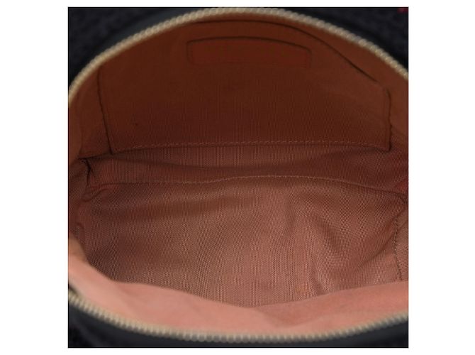 Chanel Mini gesteppter Tweed Rucksack in Schwarz mit CC-Tasche - Ansicht 4