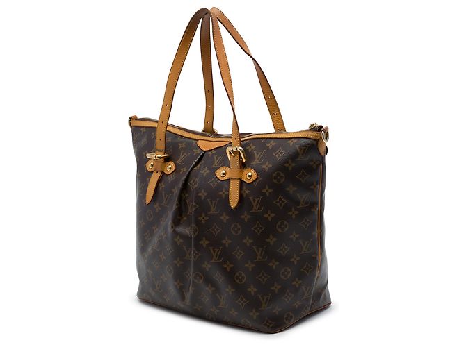 Louis Vuitton Brown Monogram Palermo GM Marrone - vista 2