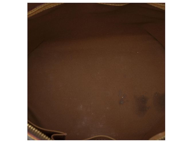 Louis Vuitton Brown Monogram Palermo GM Marrone - vista 4