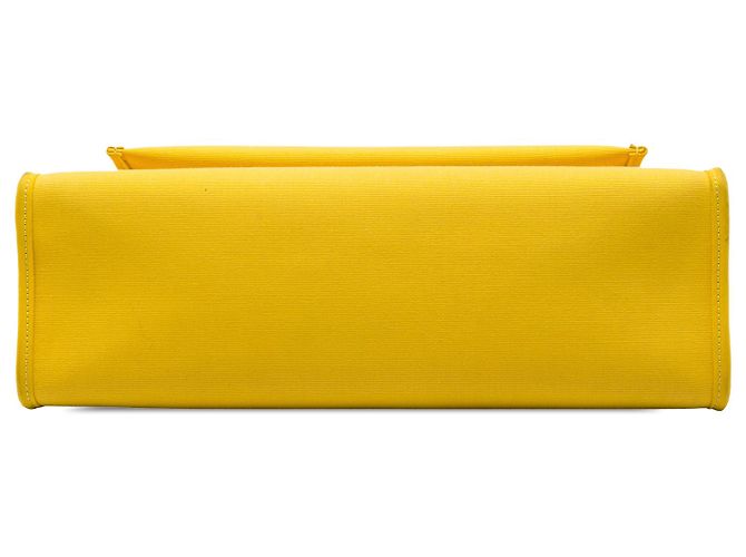 Hermès Yellow Toile Herbag Zip 31 Gelb - Ansicht 3