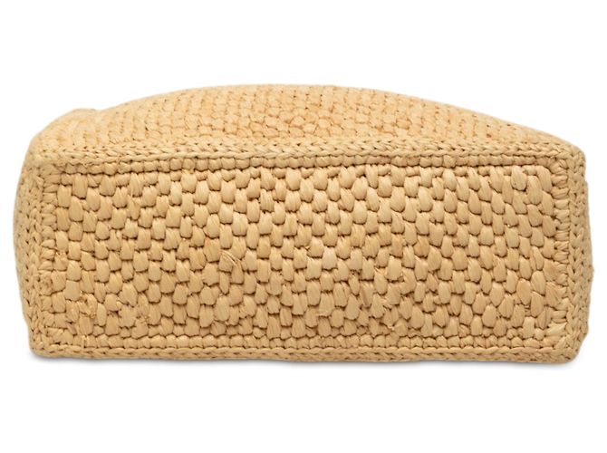 LOEWE Standard A5 Satchel aus beigem Raffia - Ansicht 3